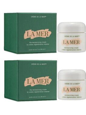 La Mer 2 Piec Crème de la Mer The Moisturizing Cream .24 fl oz/7 ml Travel Size